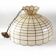 Giant mother-of-pearl mica pendant light