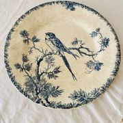 Antique opaque porcelain plates from Gien, Provençal model