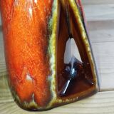 Pichet Vallauris – Free form – Red and green enamel – 1960s–70s – Vintage