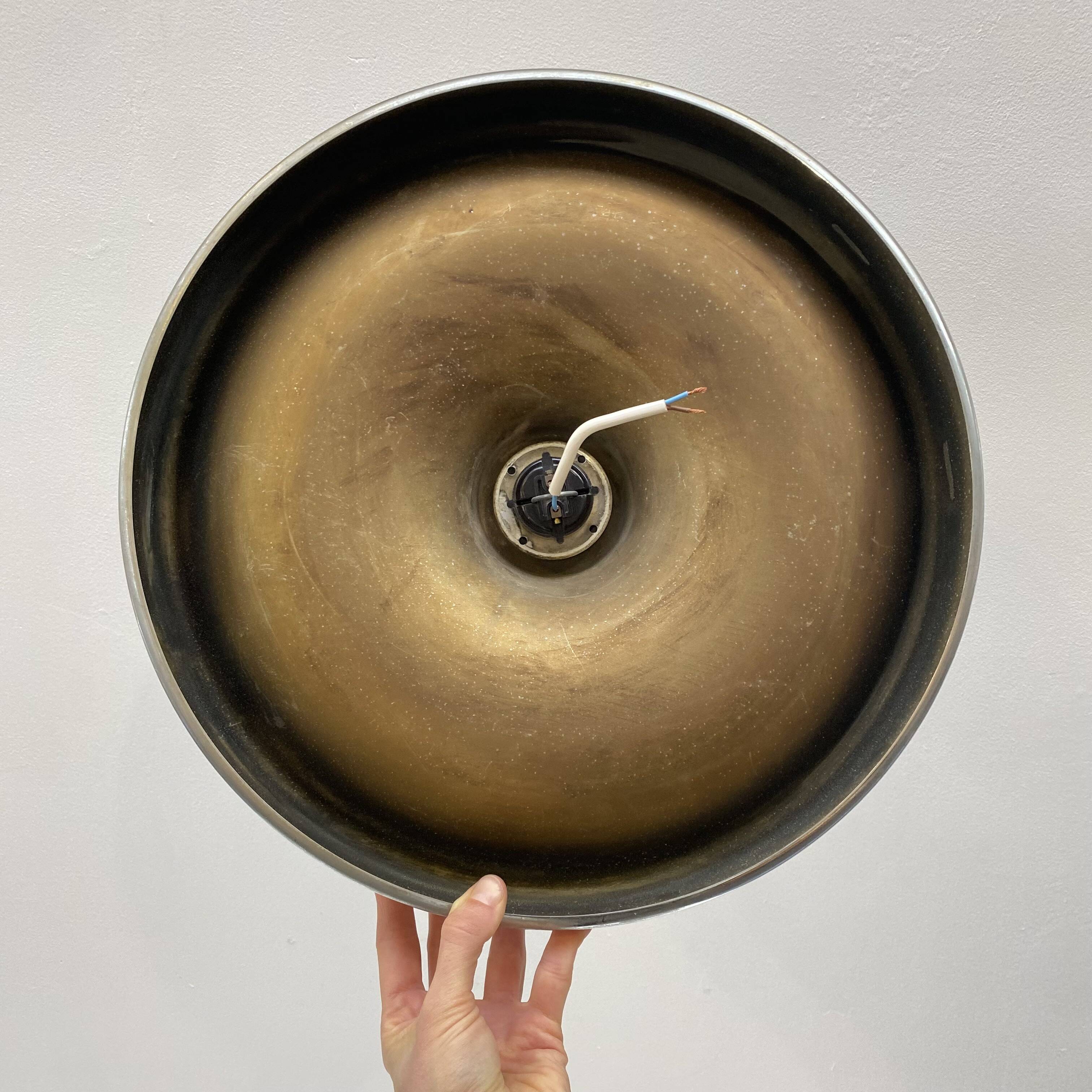 70s space age chrome wall light