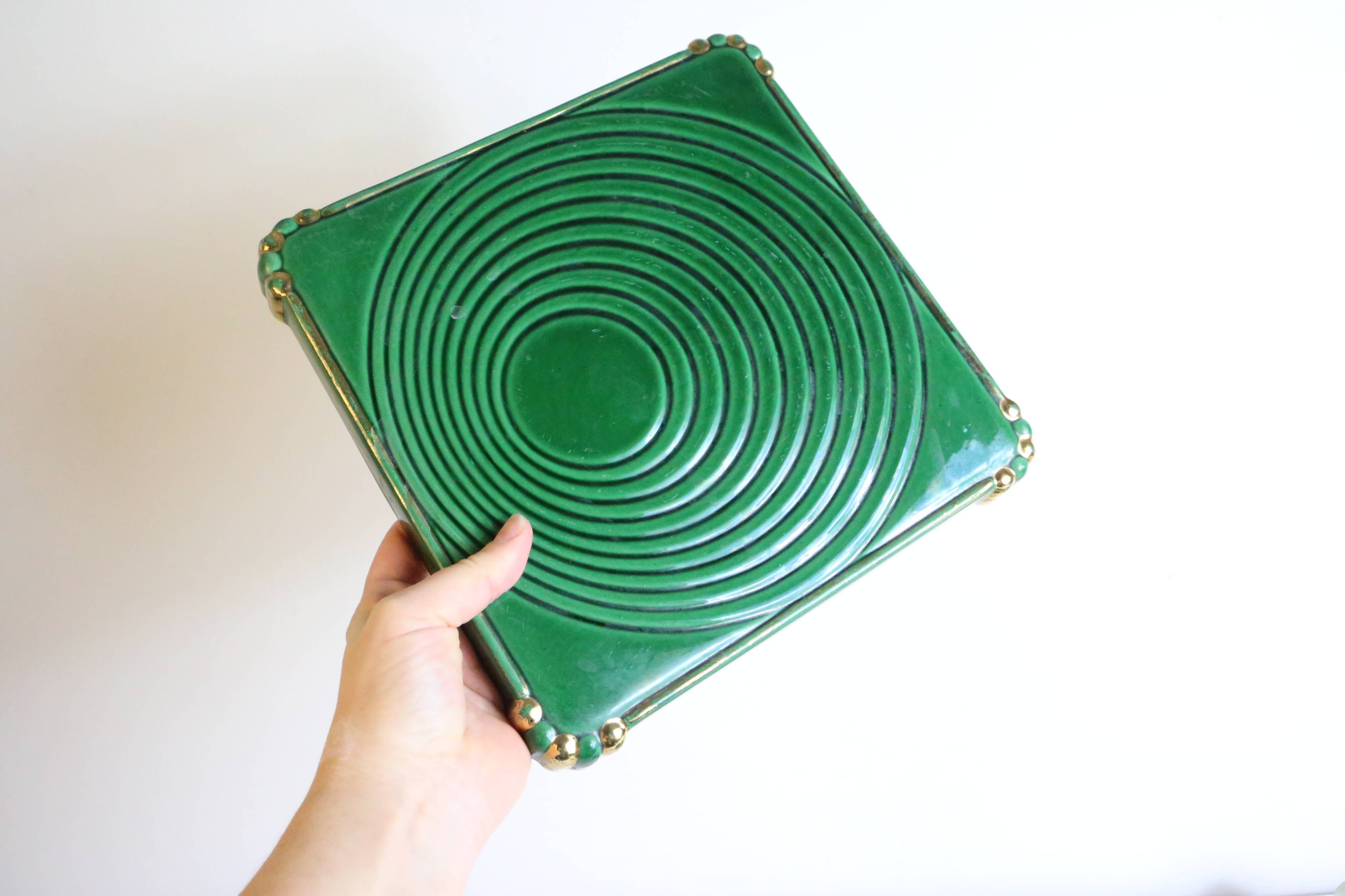 Underside and underside of bottles, art deco, vintage