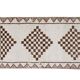 Tapis de couloir turc vintage 78x350 cm