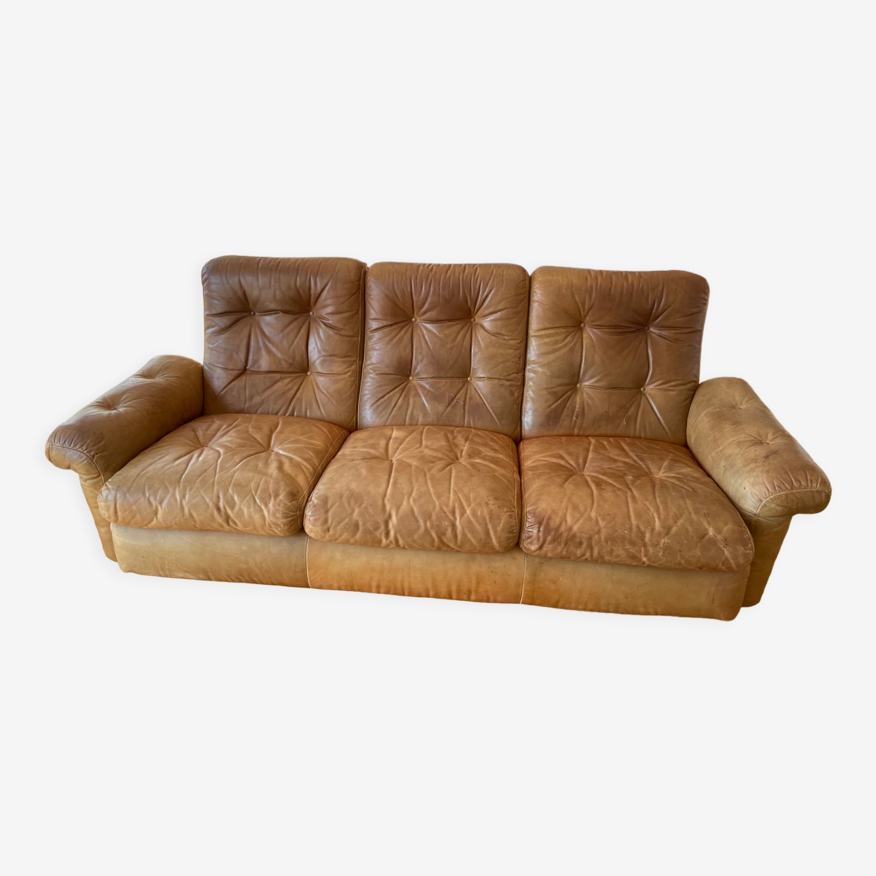 Canapé en cuir vintage | Selency