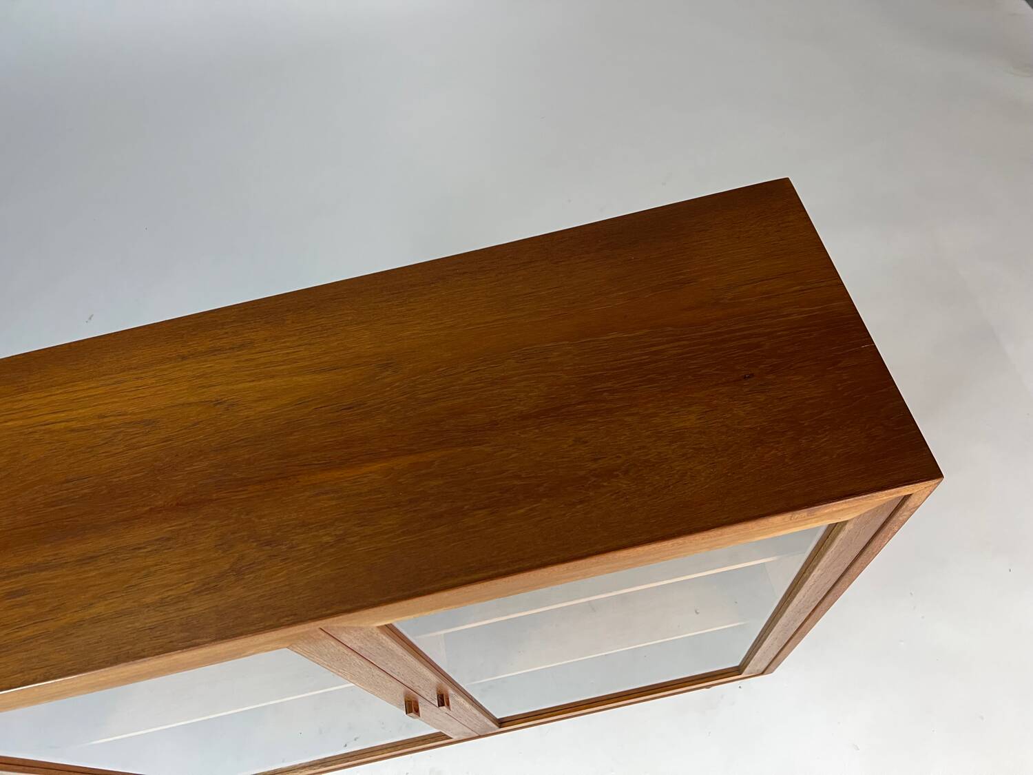 Danish teak display cabinet highboard Kristiansen vintage 60s