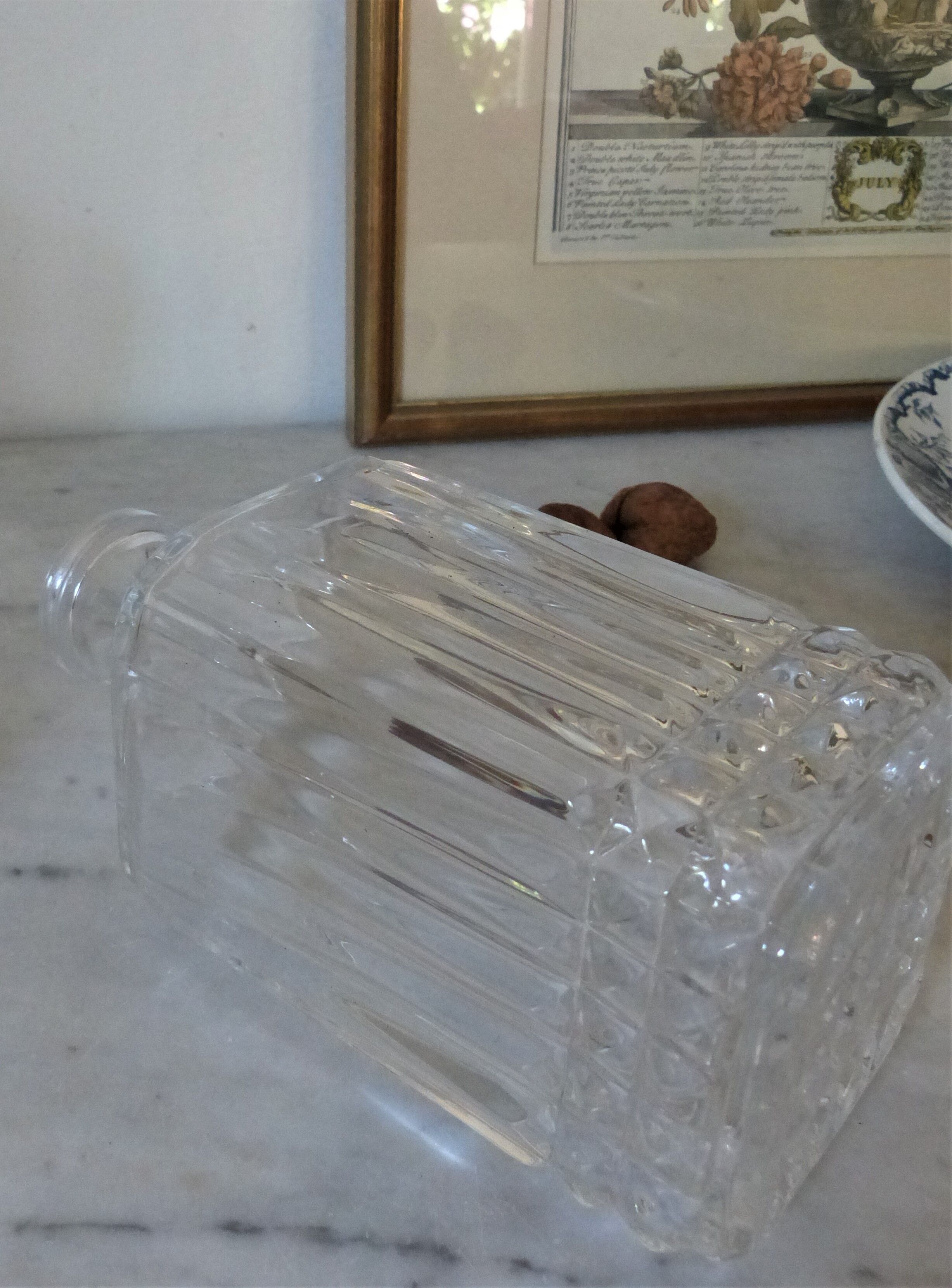 Crystal whisky carafe