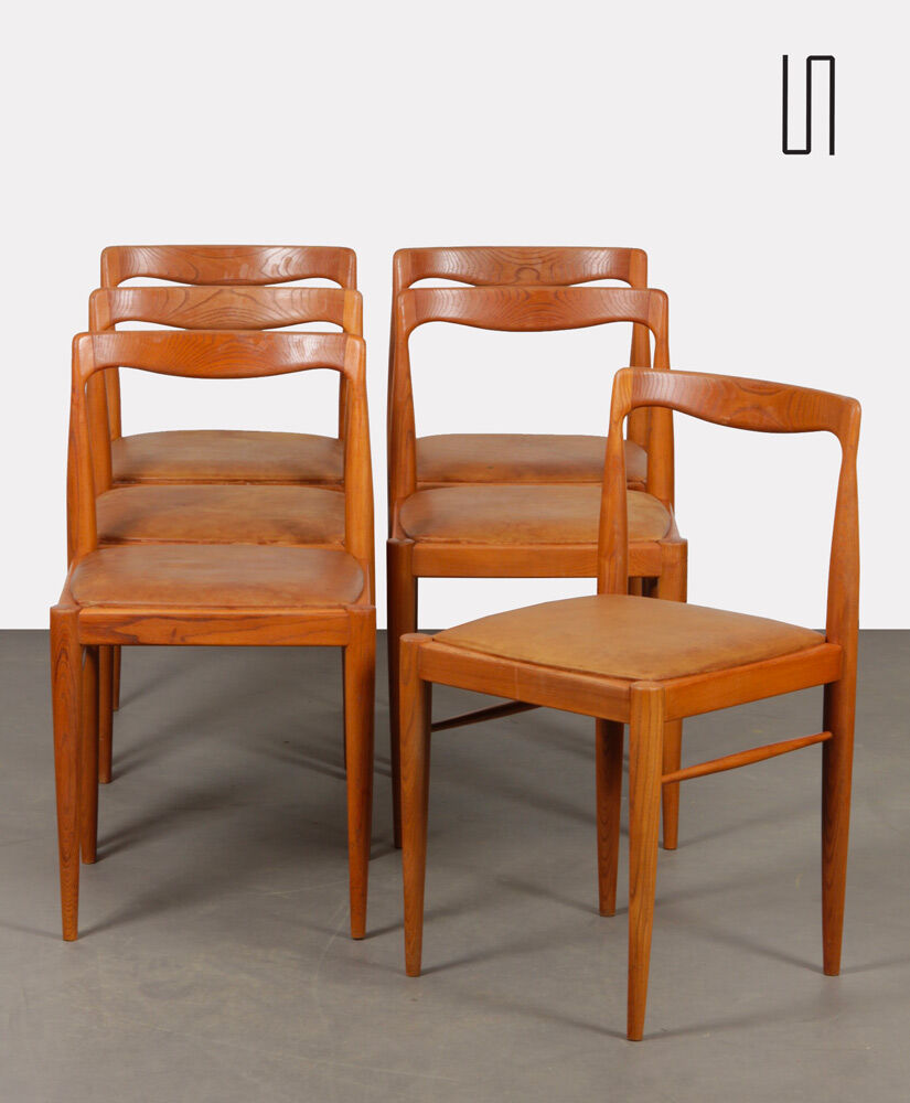 Suite of 6 chairs edited by the manufacturer Drevotvar, 1960