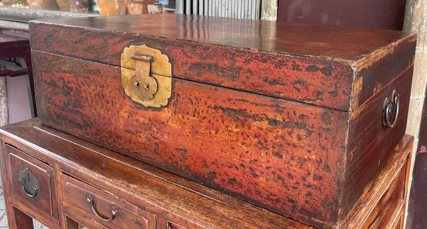 Antique Chinese trunk