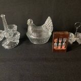 Old crystal egg server, 1920