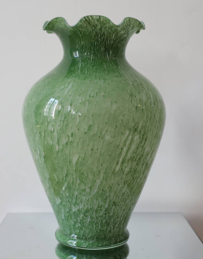 blown glass vase