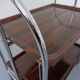 Vintage Optic Rosewood Pressalit Tea Cart, 1970s