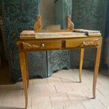 Art Deco dressing table in solid oak