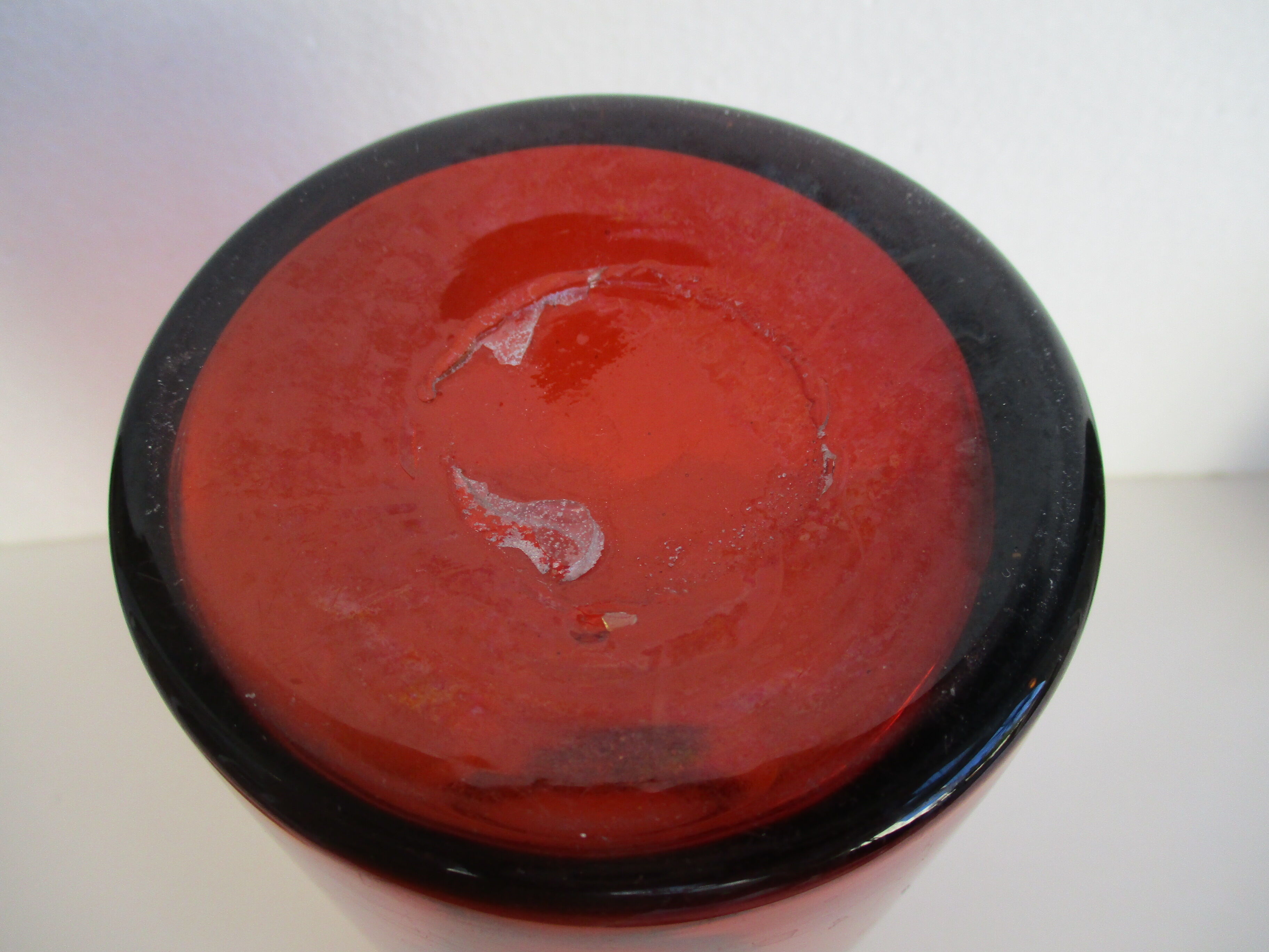 Lot of 3 old amber glass bottles