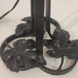 Lampe en fer forgé art déco 1930