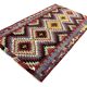 Oushak Geometric Wool Kilim Rug
