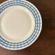 set of 5 geometric Limoges porcelain plates