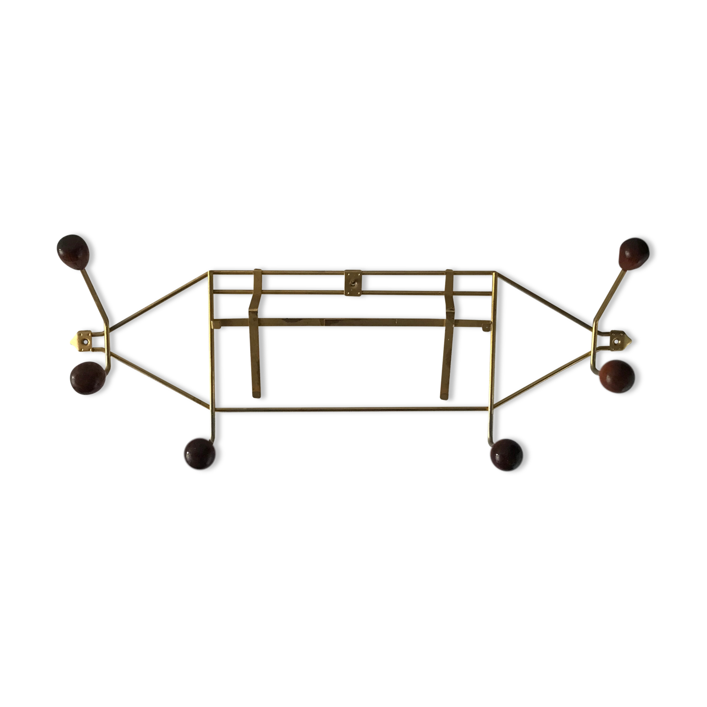 Wall-mounted coat rack