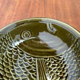 Vintage ceramic bowl with fish pattern by Secla, 1970s.