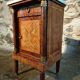 Table de chevet Empire français avec dessus en marbre