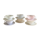 Serving Harlequin vintage opaline glass cups