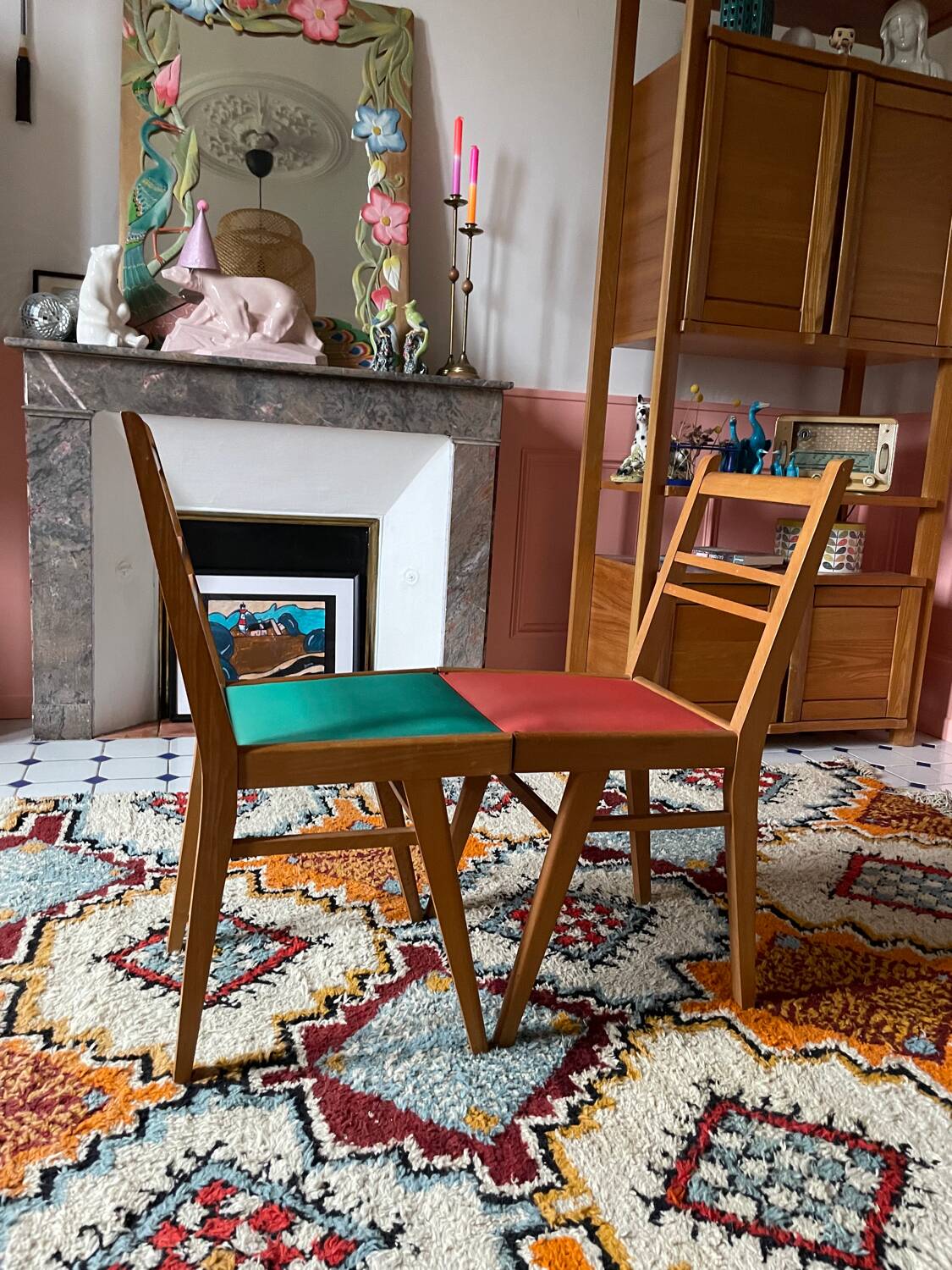Duo de chaises des années 50