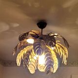 Palm tree ceiling light