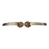 Pair of antique art deco furniture handles from the 30s/40s
