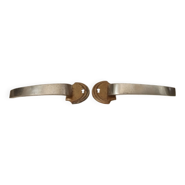 Pair of antique art deco furniture handles from the 30s/40s