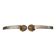 Pair of antique art deco furniture handles from the 30s/40s