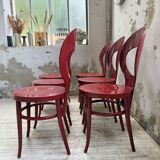 Set 6 chaises bistrot Baumann modèle Mouette