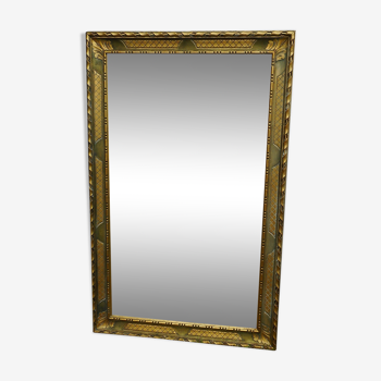 Mirror Golden wood 69x120cm