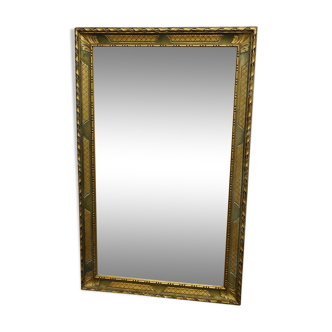 Mirror Golden wood 69x120cm