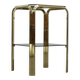 Table basse en laiton et verre fumé du milieu du siècle, années 1970, Allemagne