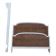 Double headboard – Louis XVI style – Lacquered wood & Rattan caning