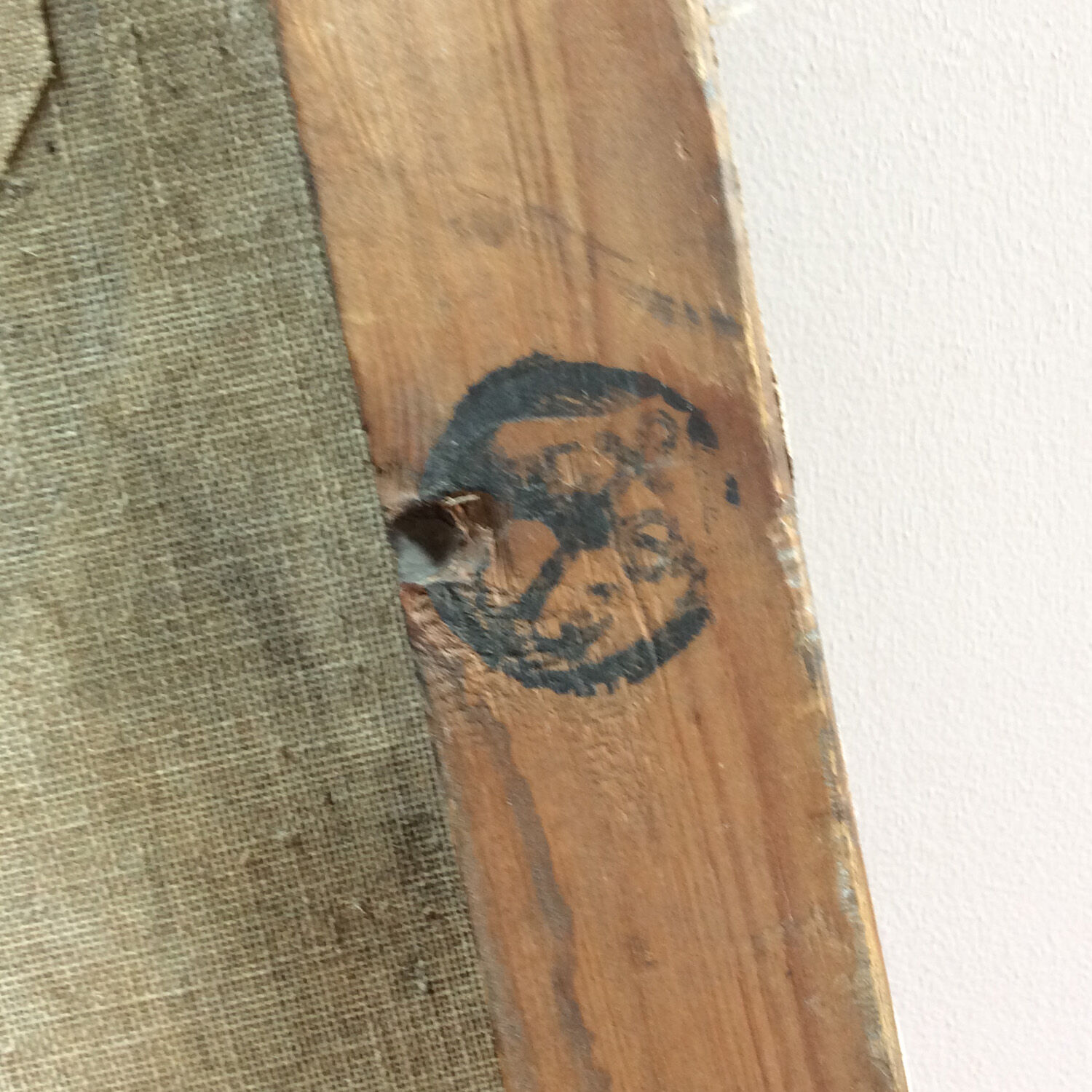 Oil on canvas 40's "The seaside"