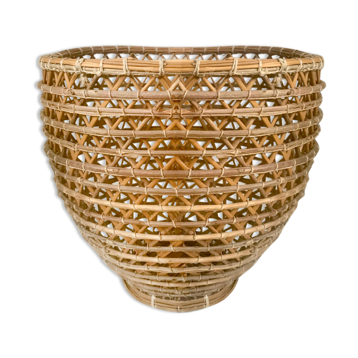 Rattan pot-pot
