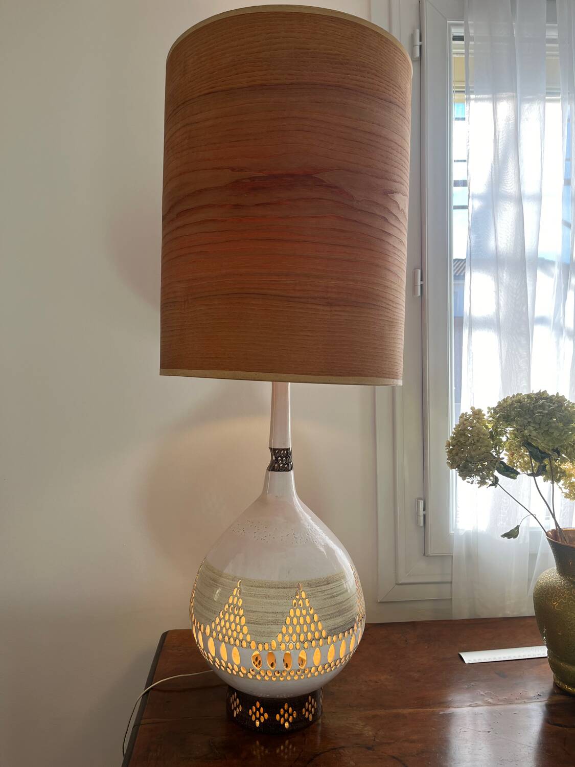 Ceramic lamp G. Pelletier 1960