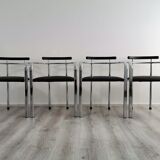 Set Italian dining chairs by Hank Lowenstein 1980's