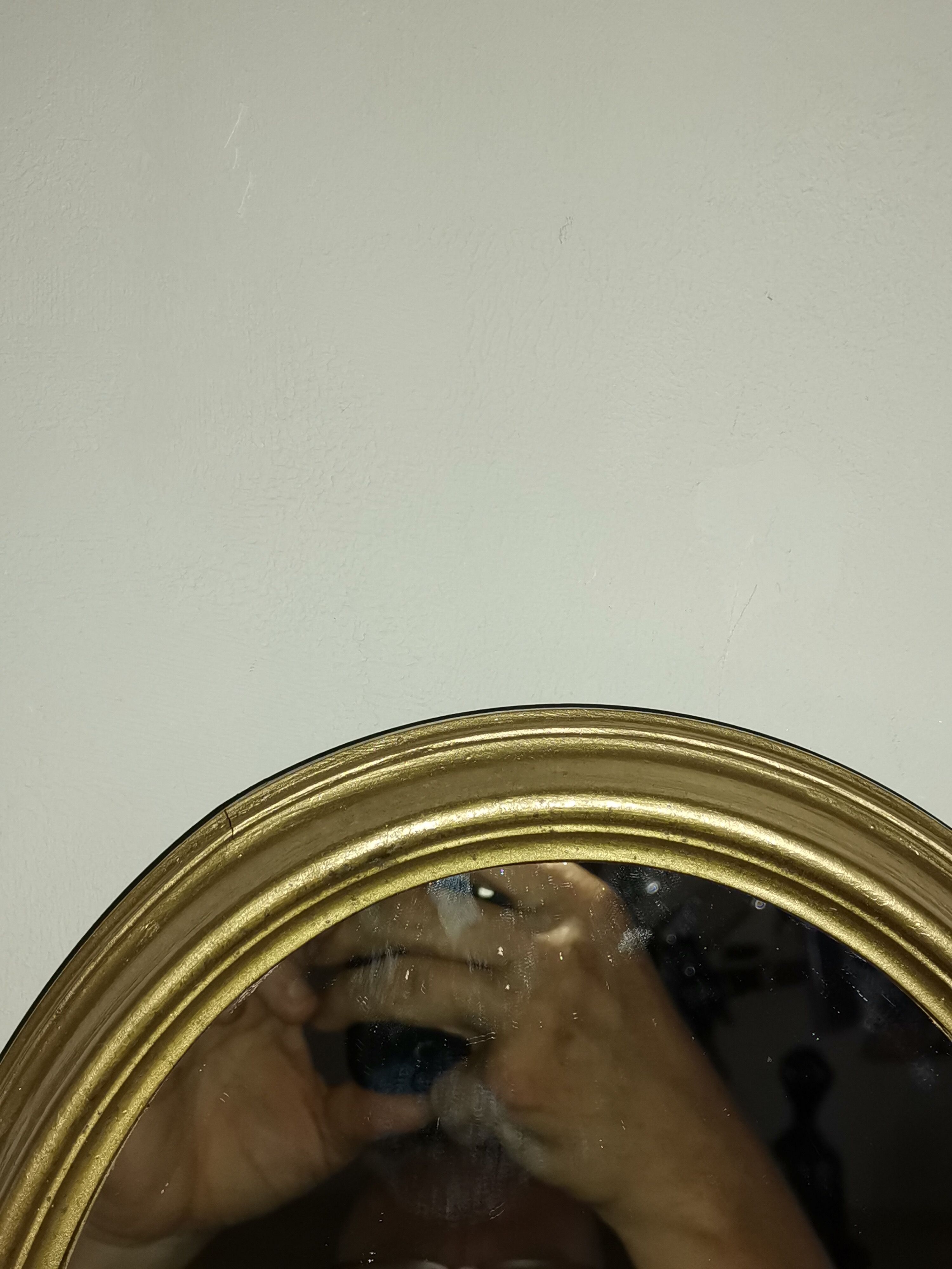 Golden mirror 25x30cm