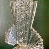 Art Deco perfume bottle in bohemian crystal engraved 1930