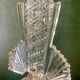 Art Deco perfume bottle in bohemian crystal engraved 1930