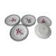 Lot de 14 assiettes dessert, Sarreguemines , vintage