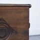 rustic antique 18th century oak chest