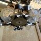 Chrome chandelier Space age 70s