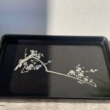 Chinese black rectangular tray