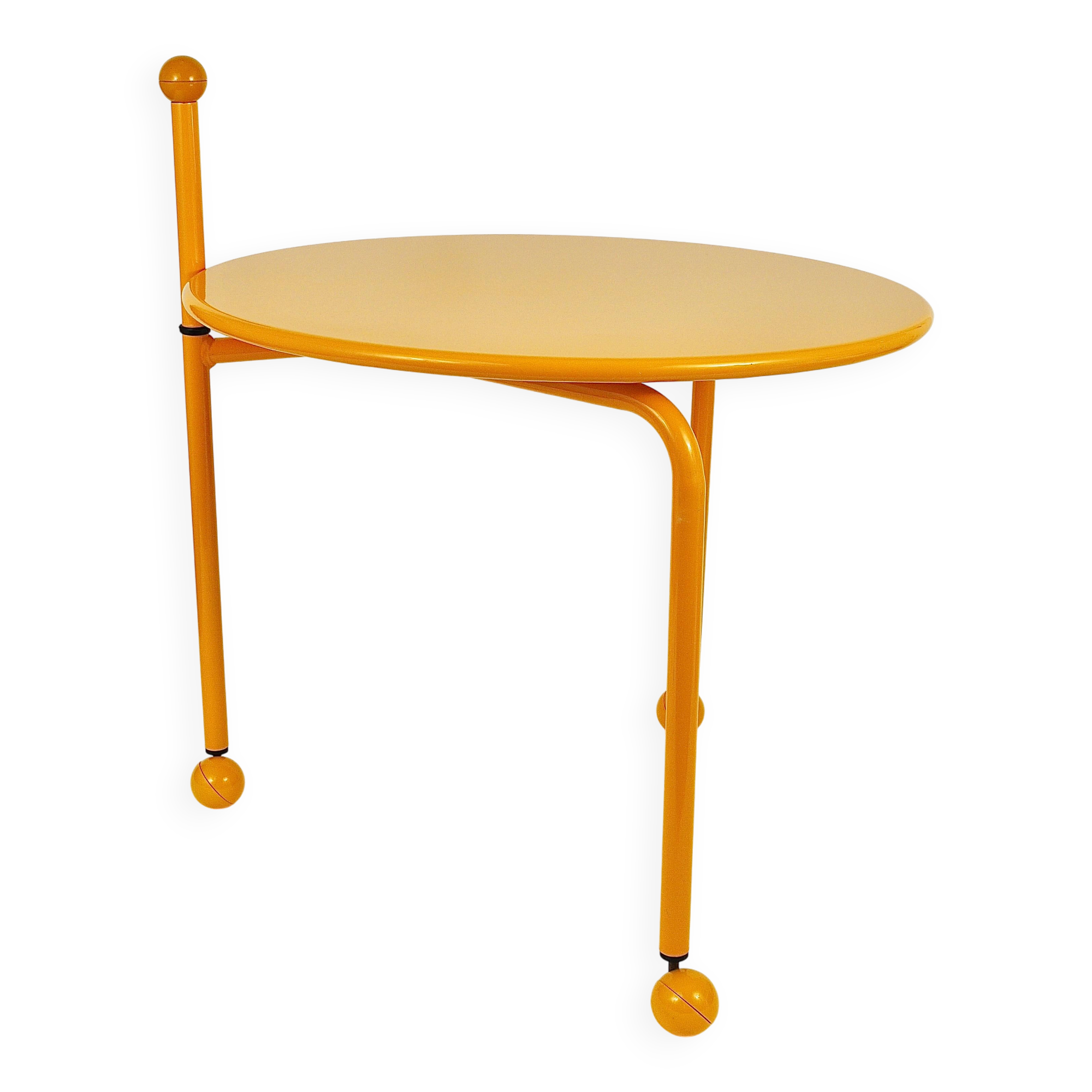 Post-modern side or coffee table by Tord Bjorklund, Memphis style, Sweden, 1980s.