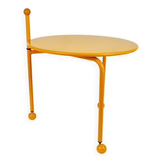 Post-modern side or coffee table by Tord Bjorklund, Memphis style, Sweden, 1980s.