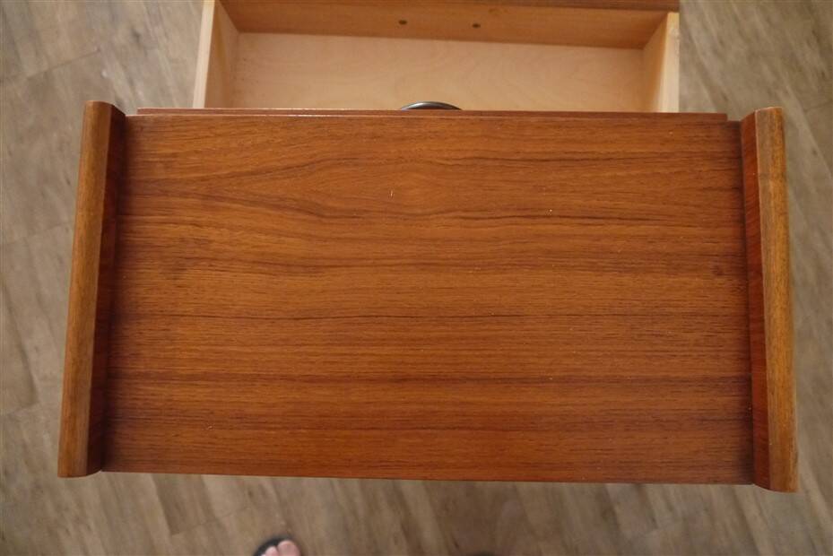 Vintage Scandinavian teak chest of drawers 1960