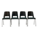 4 Baumann chairs, Manhattan model, circa 1970