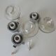 Set Of 3 / Vintage Wall Mushroom  Lamp / Ceiling Light / Industrial Sconces