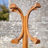 Vintage wooden coat rack, wooden coat rack, entrance hall furniture, dressing room
